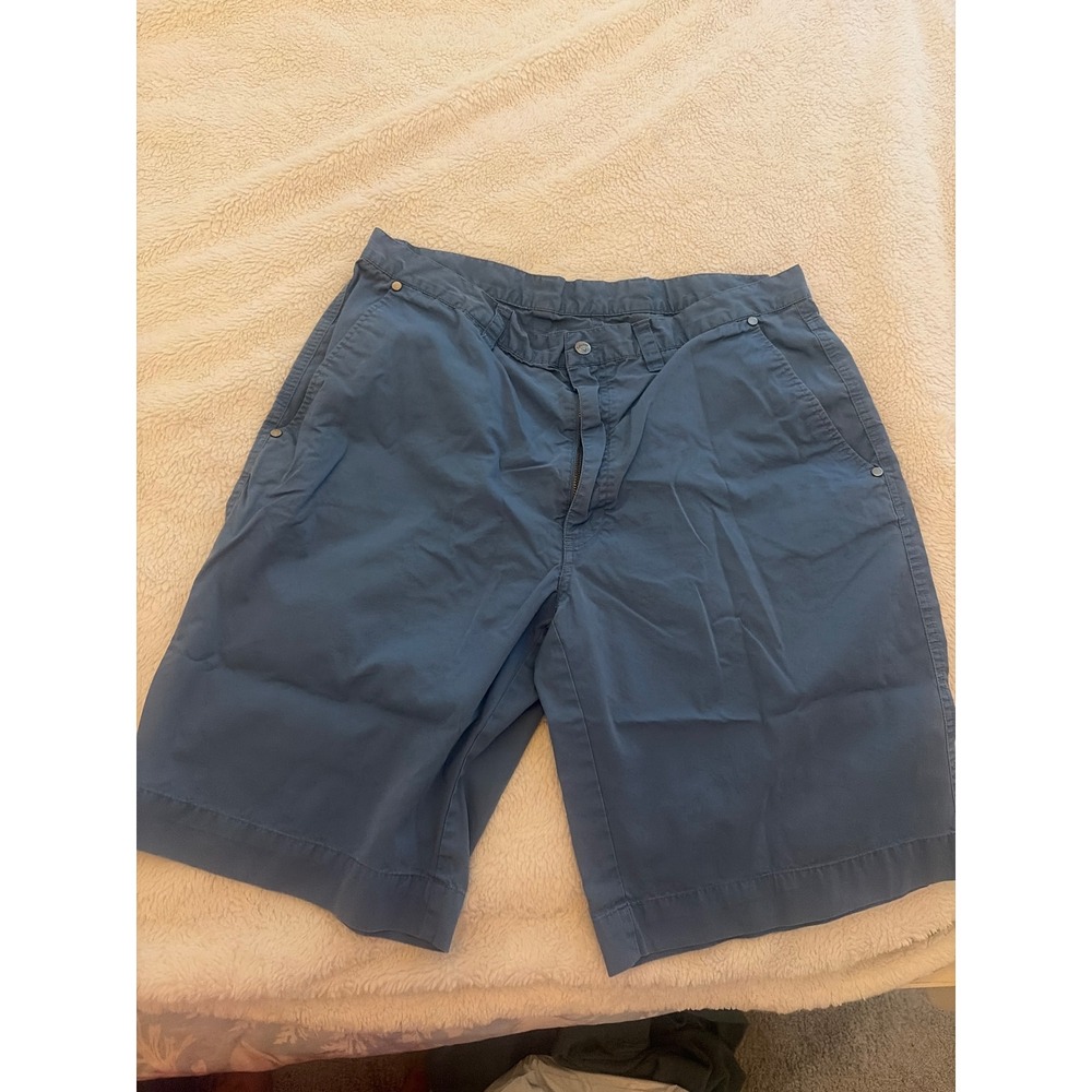 Callaway Golf X Series Mens Blue Flat Front Twill Shorts Size 36